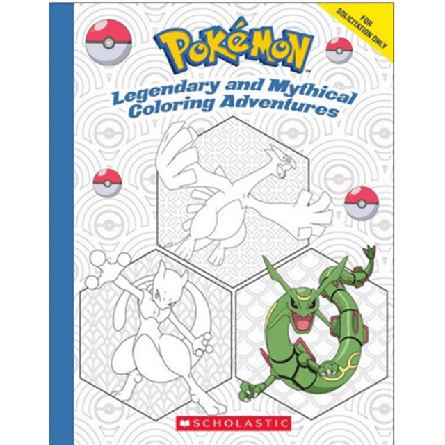 SCHOLASTIC: Pokémon Coloring Adventures #2: Legendary and Mythical ...