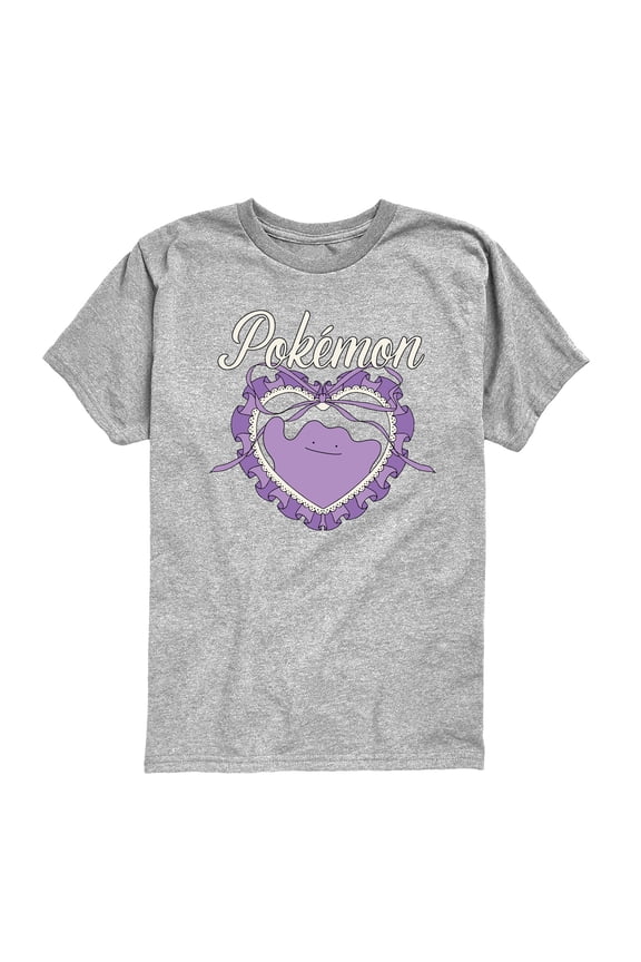 Pokémon - Coquette Ditto - Youth Boys Short Sleeve Graphic T-Shirt