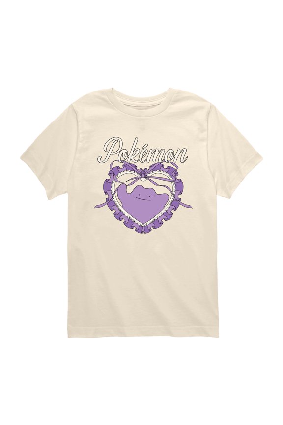 Pokémon - Coquette Ditto - Youth Boys Short Sleeve Graphic T-Shirt