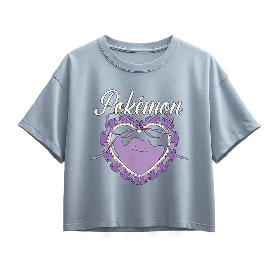 Pokémon - Coquette Ditto - Youth Girls Boxy T-Shirt
