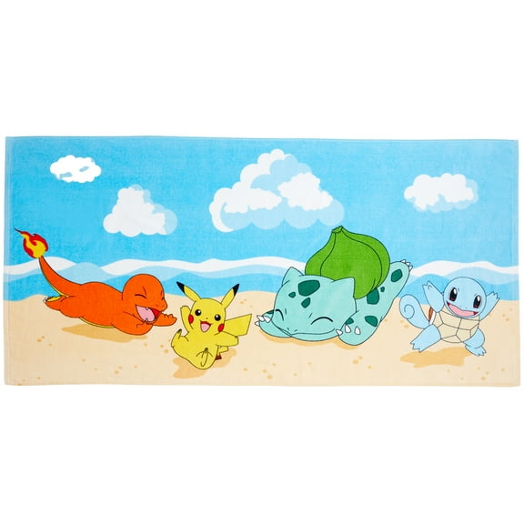 Pokémon Cotton Kid's Beach Towel, 28" x 58"