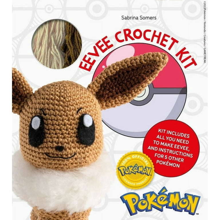 Pokémon Crochet Eevee Kit: Kit Includes Materials to Make Eevee and Instructions for 5 Other Pokémon [Book]
