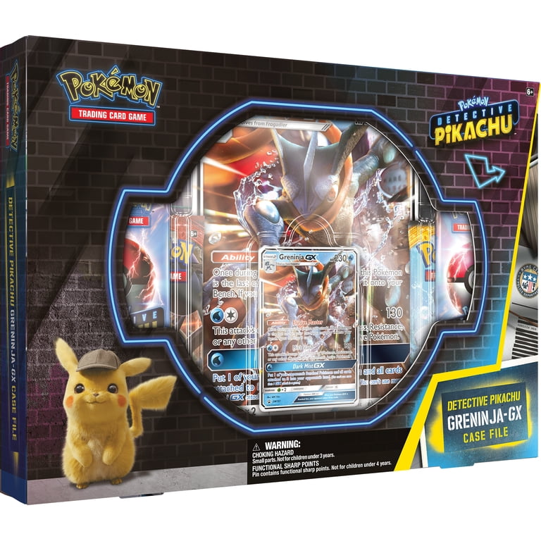 Detective Pikachu Greninja-Gx Case File: Pokemon TCG: 2 Greninja Foil  Trading Cards + 7 Booster Pack