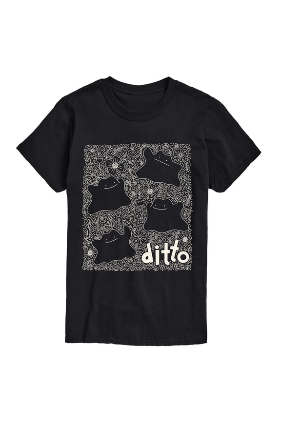 Pokémon - Ditto Dainty Flowers - Men's Short Sleeve Graphic T-Shirt