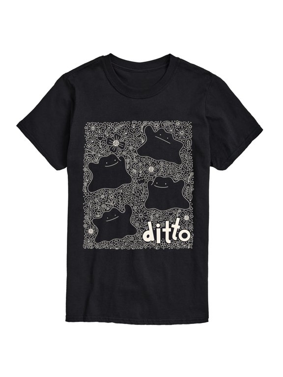 Pokémon - Ditto Dainty Flowers Men's Short Sleeve Graphic T-Shirt