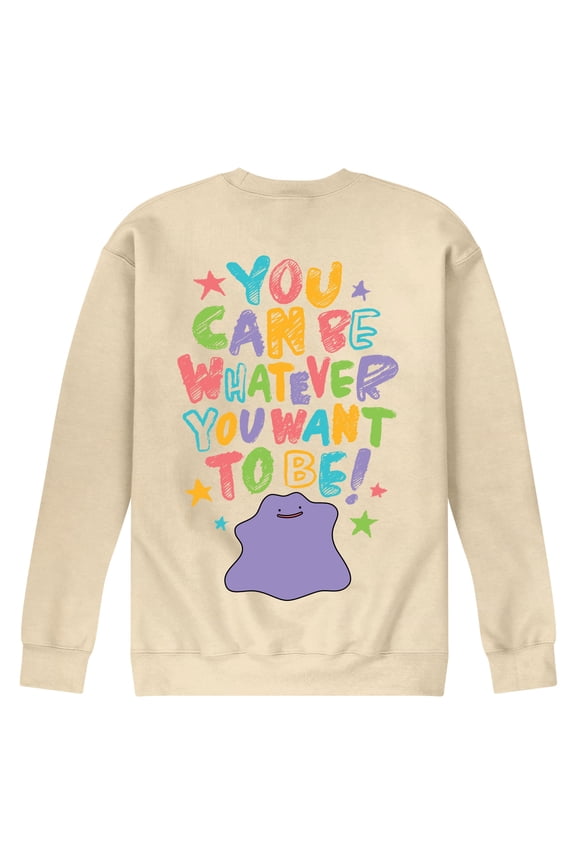 Pokémon - Ditto You Can Be Whatever - Men's Crew Fleece Sweatshirt
