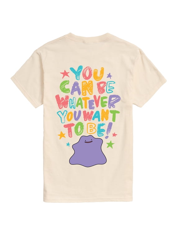 Pokémon - Ditto You Can Be Whatever Men's Short Sleeve Graphic T-Shirt