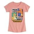 thumbnail image 1 of Pokémon  - Dragonite Charizard Prepare For Battle - Youth Girls Short Sleeve Graphic T-Shirt, 1 of 5