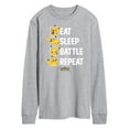 thumbnail image 1 of Pokémon - Eat Sleep Battle Repeat - Men's Long Sleeve T-Shirt, 1 of 5