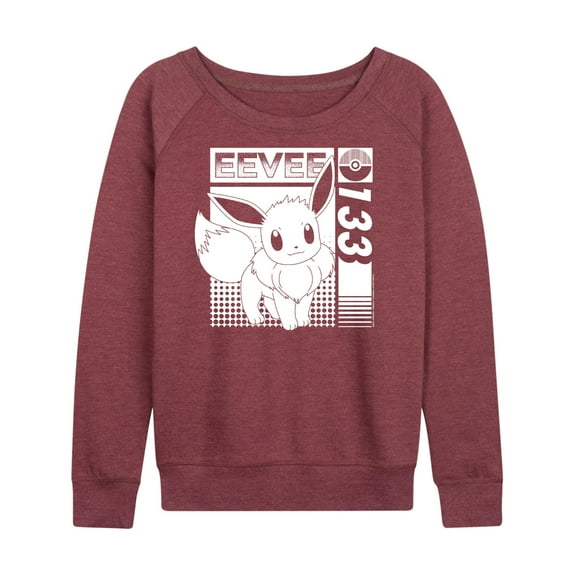 Pokémon - Eevee 133 - Women's Lightweight French Terry Long Sleeve Shirt