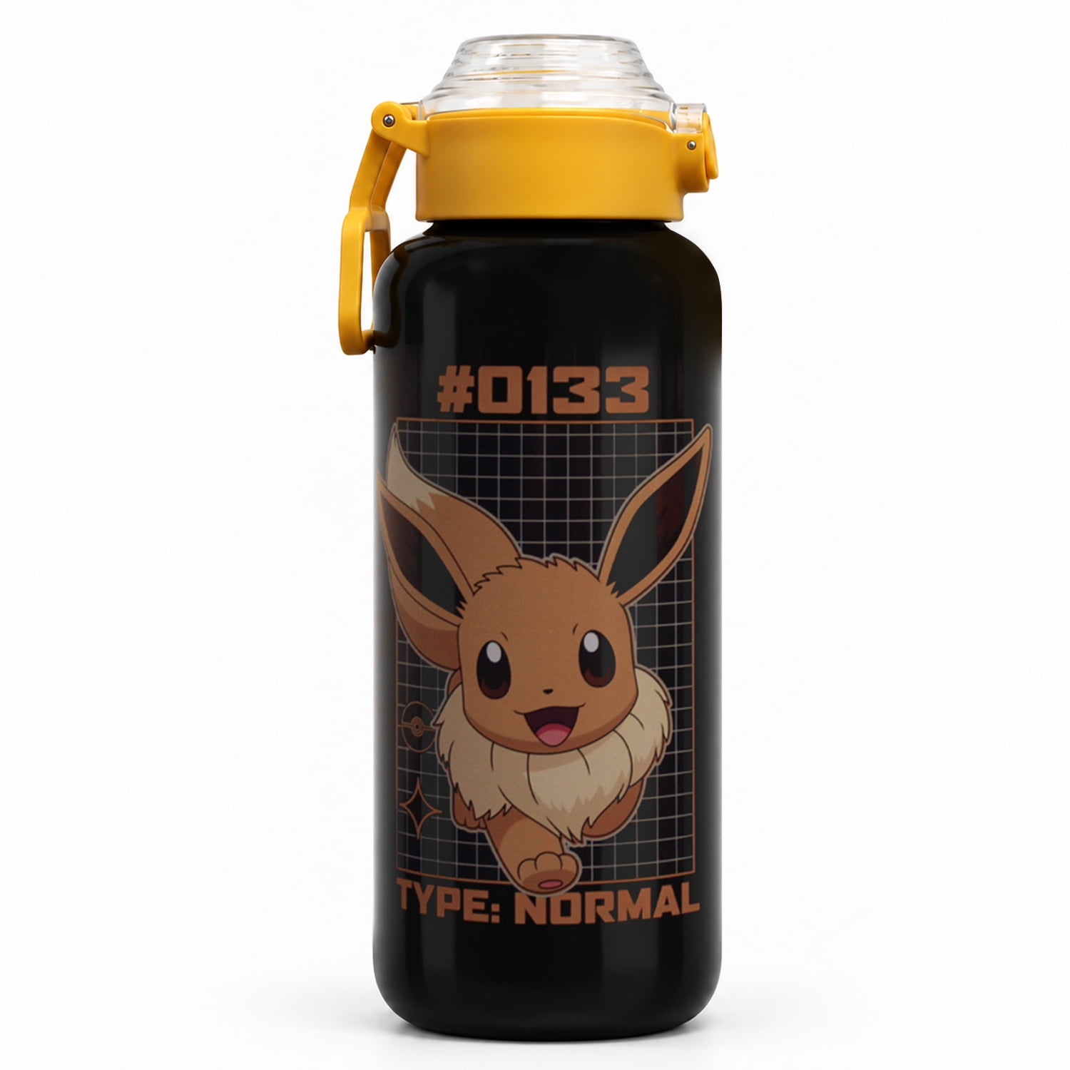 Pokémon Eevee 32oz Stainless Steel Water Bottle with Flip Lid and Spout