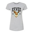 thumbnail image 1 of Pokémon - Eevee Collegiate - Juniors Fitted Graphic T-Shirt, 1 of 5