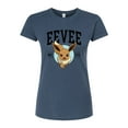 thumbnail image 1 of Pokémon - Eevee Collegiate - Juniors Fitted Graphic T-Shirt, 1 of 5