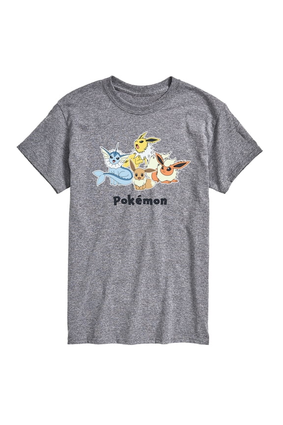 Pokémon - Eevee Evolution Group - Men's Short Sleeve Graphic T-Shirt
