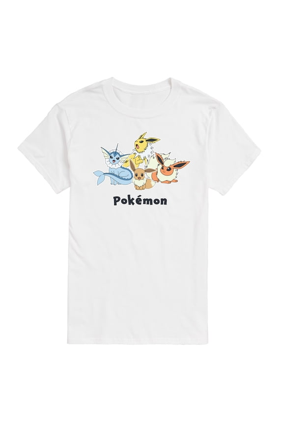 Pokémon - Eevee Evolution Group - Men's Short Sleeve Graphic T-Shirt