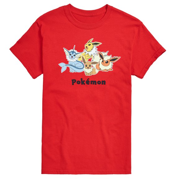 Pokémon - Eevee Evolution Group - Men's Short Sleeve Graphic T-Shirt