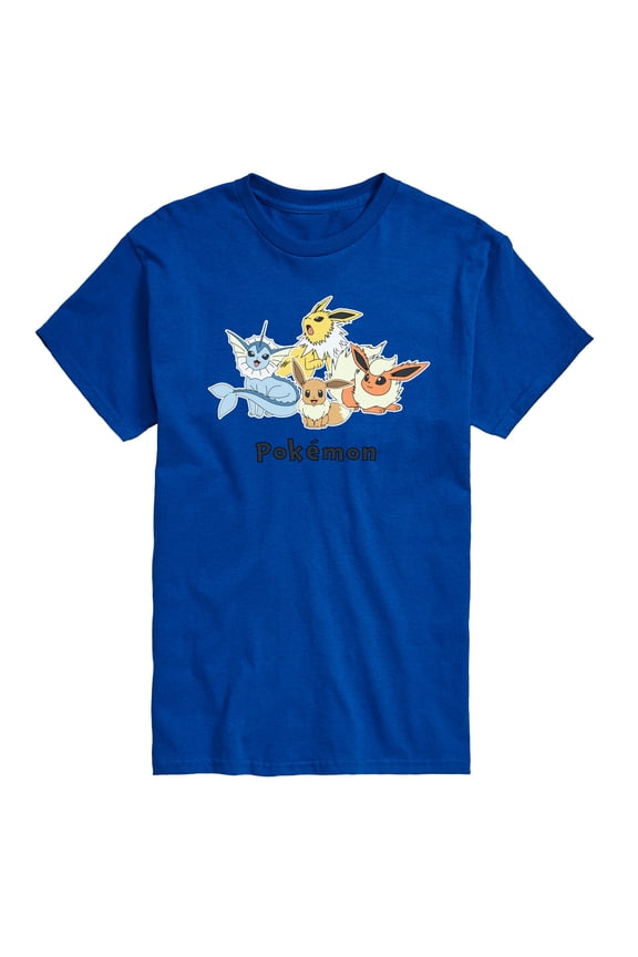 Pokémon - Eevee Evolution Group - Men's Short Sleeve Graphic T-Shirt