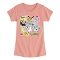 thumbnail image 1 of Pokémon - Eevee Evolution Stickers - Youth Girls Short Sleeve Graphic T-Shirt, 1 of 5