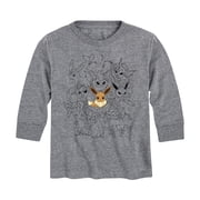 Pok mon - Eevee Evolutions Long Sleeve Graphic T-Shirt