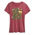 thumbnail image 1 of Pokémon - Eevee Floral - Women's Short Sleeve Graphic T-Shirt, 1 of 5