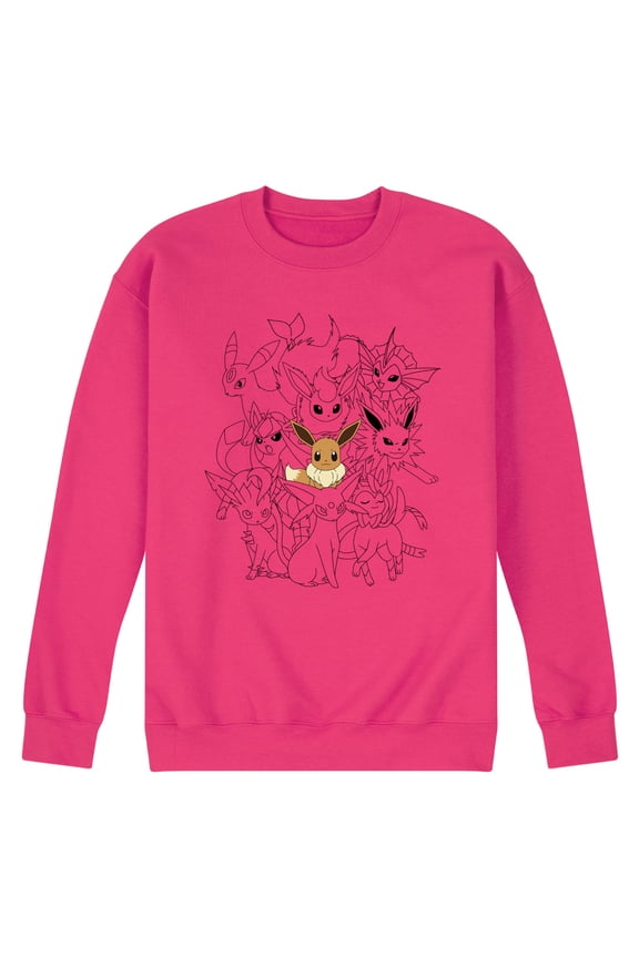 Pokémon - Eevee Group - Men's Crew Fleece Sweatshirt