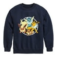 thumbnail image 1 of Pokémon - Eevee Group - Youth Crewneck Fleece Sweatshirt, 1 of 5