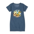 thumbnail image 1 of Pokémon  - Eevee Group - Youth Girls Fleece Dress, 1 of 5