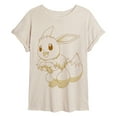 thumbnail image 1 of Pokémon - Eevee Jump - Women's Oversized Graphic T-Shirt, 1 of 4