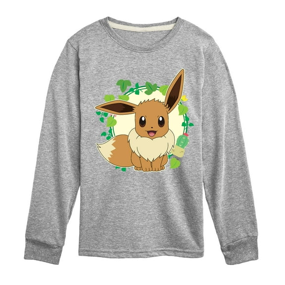 Pokémon - Eevee Leaves - Boys Youth Long Sleeve T-Shirt