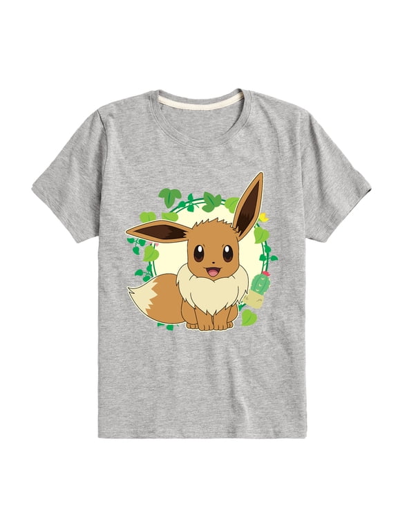 Pokémon - Eevee Leaves Boys' Short Sleeve Graphic T-Shirt