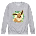 thumbnail image 1 of Pokémon - Eevee Leaves - Men's Crew Fleece Sweatshirt, 1 of 4