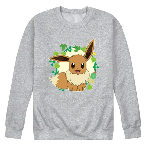 Pokémon - Eevee Leaves - Men's Crew Fleece Sweatshirt