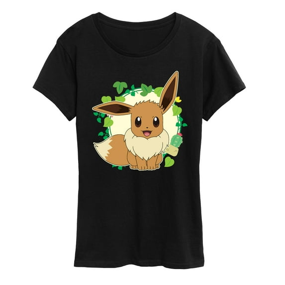 Pokémon - Eevee Leaves - Women's Short Sleeve Graphic T-Shirt