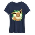 thumbnail image 1 of Pokémon - Eevee Leaves - Women's Short Sleeve Graphic T-Shirt, 1 of 5