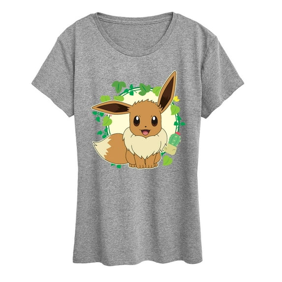 Pokémon - Eevee Leaves - Women's Short Sleeve Graphic T-Shirt