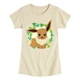 thumbnail image 1 of Pokémon - Eevee Leaves - Youth Girls Short Sleeve T-Shirt, 1 of 4