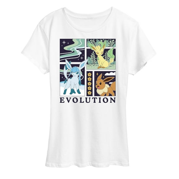 Pokémon - Eevee Nature Evolution - Women's Short Sleeve Graphic T-Shirt