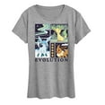 thumbnail image 1 of Pokémon - Eevee Nature Evolution -  Women's Short Sleeve Graphic T-Shirt, 1 of 5