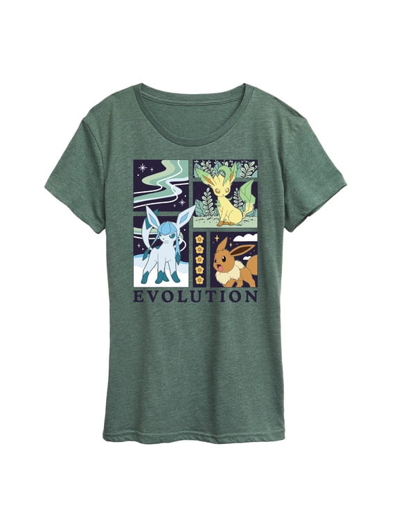 Pokémon - Eevee Nature Evolution - Women's Short Sleeve Graphic T-Shirt