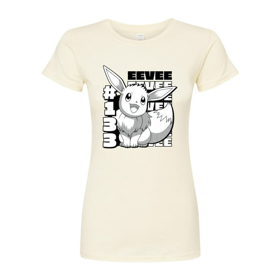 Pokémon - Eevee Panel - Juniors Fitted Graphic T-Shirt