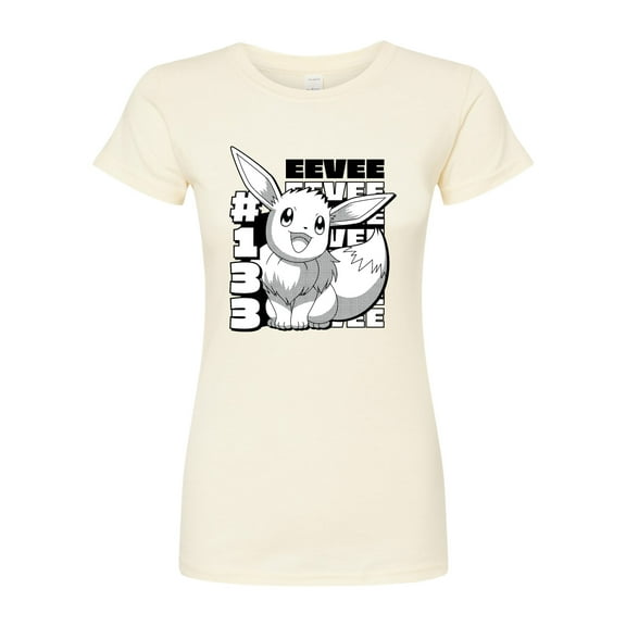 Pokémon - Eevee Panel - Juniors Fitted Graphic T-Shirt