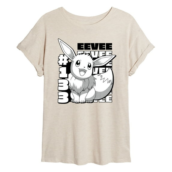 Pokémon - Eevee Panel - Juniors Muscle T-Shirt