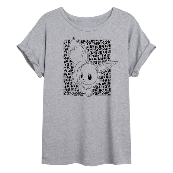 Pokémon - Eevee Pattern - Women's Oversized T-Shirt