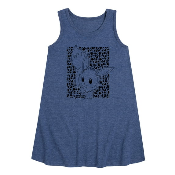 Pokémon - Eevee Pattern - Youth Girls A-line Dress