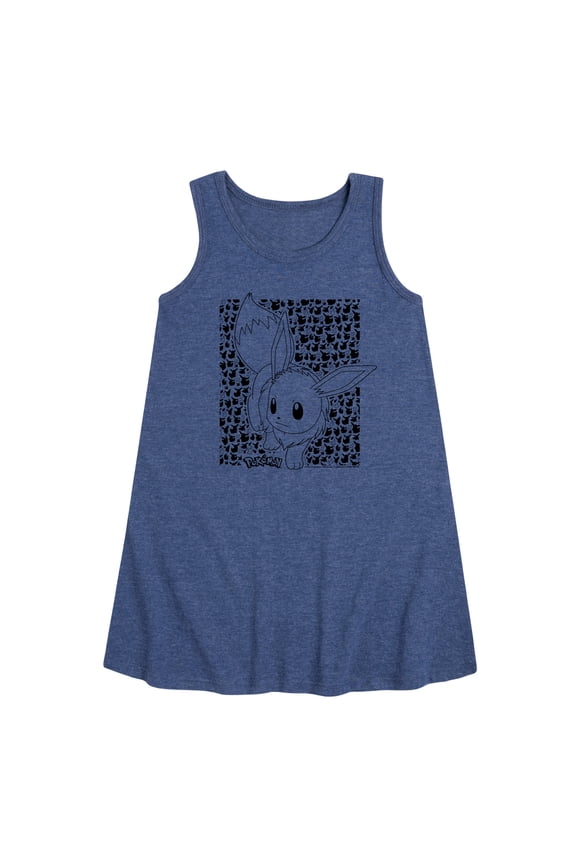 Pokémon - Eevee Pattern - Youth Girls A-line Dress
