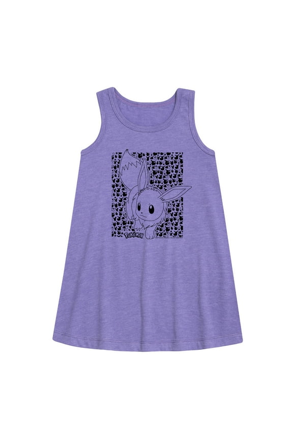 Pokémon - Eevee Pattern - Youth Girls A-line Dress