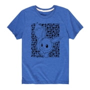 Pok mon - Eevee Pattern Short Sleeve Graphic T-Shirt
