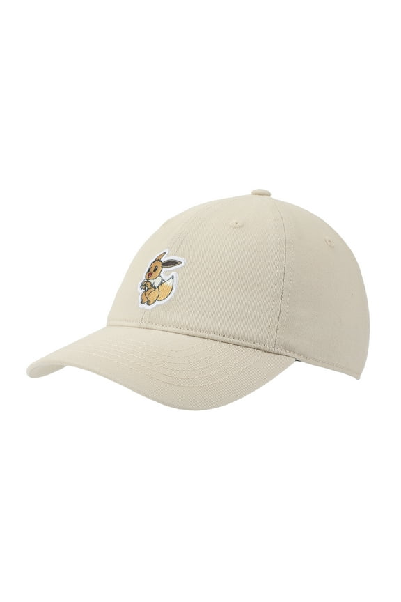 Pokmon Eevee Printed Patch Sand Unstructured Baseball Cap