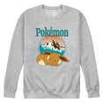 thumbnail image 1 of Pokémon - Eevee Retro Ski - Men's Crew Fleece Sweatshirt, 1 of 5