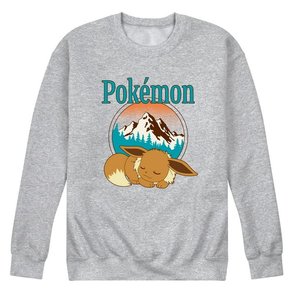 Pokémon - Eevee Retro Ski - Men's Crew Fleece Sweatshirt